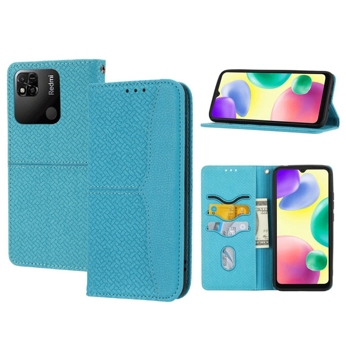 Caja de teléfono de cuero magnético con costura de textura tejida, For Redmi Note 12 5G Global, For Redmi Note 12 Pro 5G Global, For Redmi Note 12 Pro+ Global, For Redmi Note 12 4G Global, For Xiaomi Redmi 12C, For Samsung Galaxy S23 5G                ...