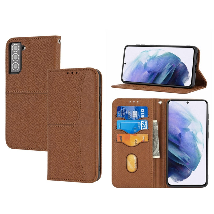 Caja de teléfono de cuero magnético con costura de textura tejida, For Redmi Note 12 5G Global, For Redmi Note 12 Pro 5G Global, For Redmi Note 12 Pro+ Global, For Redmi Note 12 4G Global, For Xiaomi Redmi 12C, For Samsung Galaxy S23 5G                ...