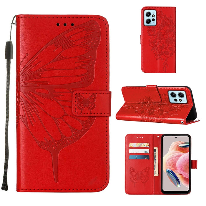 Estuche para teléfono de cuero con mariposa en relieve, For OnePlus Ace 2 5G / 11R 5G, For Motorola Moto G Stylus 5G 2023, For Realme 10 4G, For Realme 10 Pro 5G, For Realme 10 Pro+ 5G, For Realme C55, For Realme GT Neo 5 5G / GT3                      ...