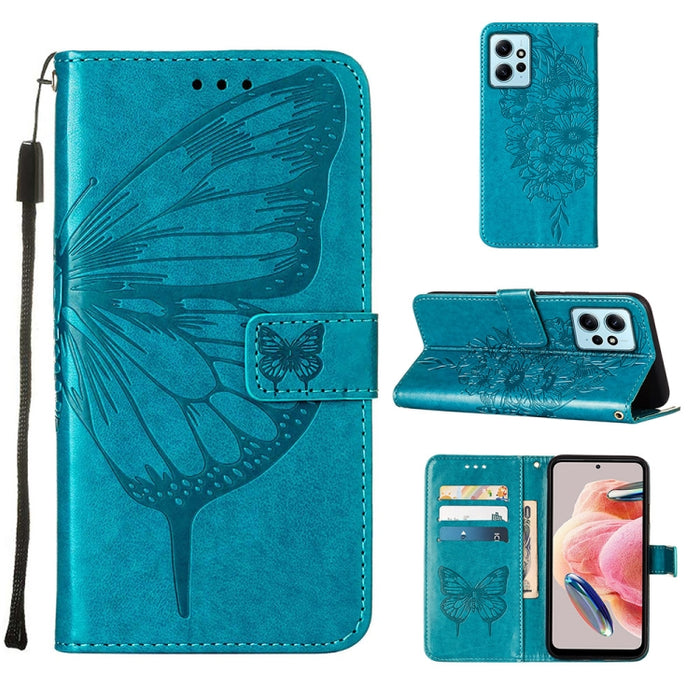 Estuche para teléfono de cuero con mariposa en relieve, For OnePlus Ace 2 5G / 11R 5G, For Motorola Moto G Stylus 5G 2023, For Realme 10 4G, For Realme 10 Pro 5G, For Realme 10 Pro+ 5G, For Realme C55, For Realme GT Neo 5 5G / GT3                      ...