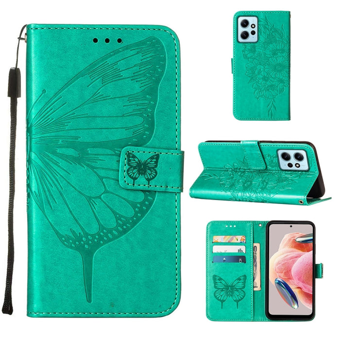Estuche para teléfono de cuero con mariposa en relieve, For OnePlus Ace 2 5G / 11R 5G, For Motorola Moto G Stylus 5G 2023, For Realme 10 4G, For Realme 10 Pro 5G, For Realme 10 Pro+ 5G, For Realme C55, For Realme GT Neo 5 5G / GT3                      ...
