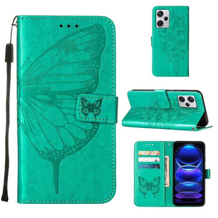 Estuche para teléfono de cuero con mariposa en relieve, For OnePlus Ace 2 5G / 11R 5G, For Motorola Moto G Stylus 5G 2023, For Realme 10 4G, For Realme 10 Pro 5G, For Realme 10 Pro+ 5G, For Realme C55, For Realme GT Neo 5 5G / GT3                      ...