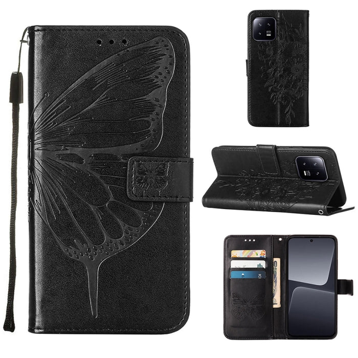 Estuche para teléfono de cuero con mariposa en relieve, For OnePlus Ace 2 5G / 11R 5G, For Motorola Moto G Stylus 5G 2023, For Realme 10 4G, For Realme 10 Pro 5G, For Realme 10 Pro+ 5G, For Realme C55, For Realme GT Neo 5 5G / GT3                      ...