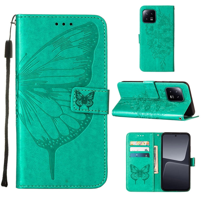 Estuche para teléfono de cuero con mariposa en relieve, For OnePlus Ace 2 5G / 11R 5G, For Motorola Moto G Stylus 5G 2023, For Realme 10 4G, For Realme 10 Pro 5G, For Realme 10 Pro+ 5G, For Realme C55, For Realme GT Neo 5 5G / GT3                      ...
