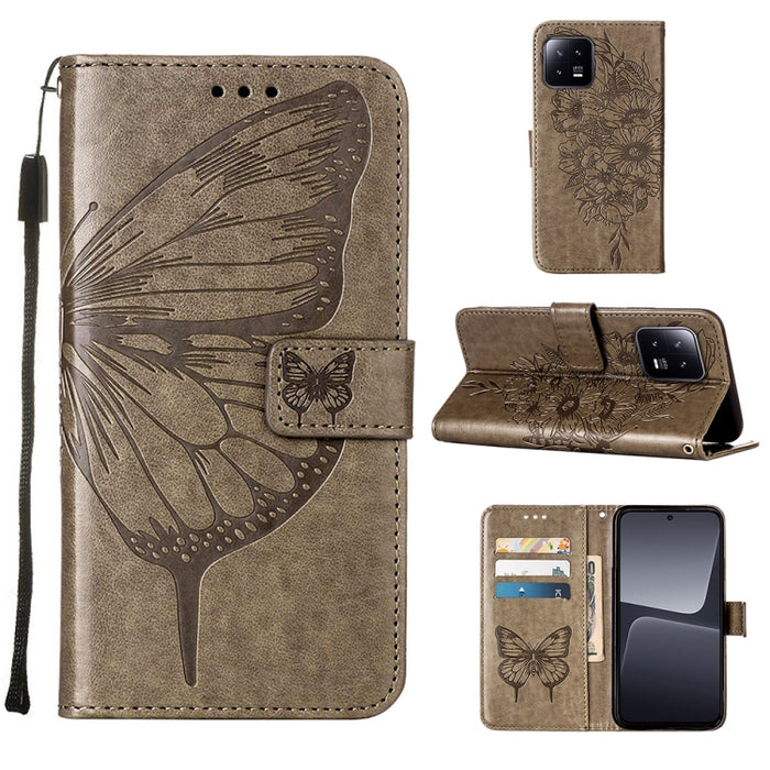 Estuche para teléfono de cuero con mariposa en relieve, For OnePlus Ace 2 5G / 11R 5G, For Motorola Moto G Stylus 5G 2023, For Realme 10 4G, For Realme 10 Pro 5G, For Realme 10 Pro+ 5G, For Realme C55, For Realme GT Neo 5 5G / GT3                      ...