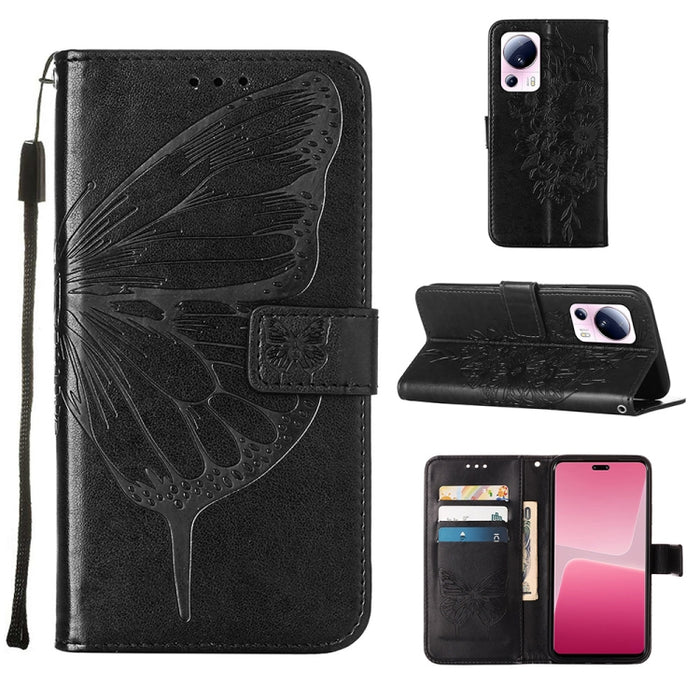 Estuche para teléfono de cuero con mariposa en relieve, For OnePlus Ace 2 5G / 11R 5G, For Motorola Moto G Stylus 5G 2023, For Realme 10 4G, For Realme 10 Pro 5G, For Realme 10 Pro+ 5G, For Realme C55, For Realme GT Neo 5 5G / GT3                      ...