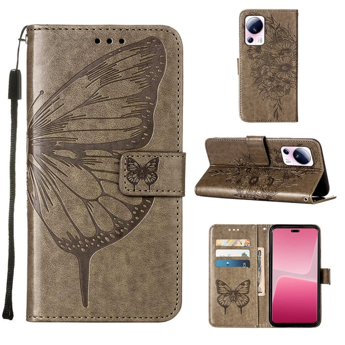 Estuche para teléfono de cuero con mariposa en relieve, For OnePlus Ace 2 5G / 11R 5G, For Motorola Moto G Stylus 5G 2023, For Realme 10 4G, For Realme 10 Pro 5G, For Realme 10 Pro+ 5G, For Realme C55, For Realme GT Neo 5 5G / GT3                      ...