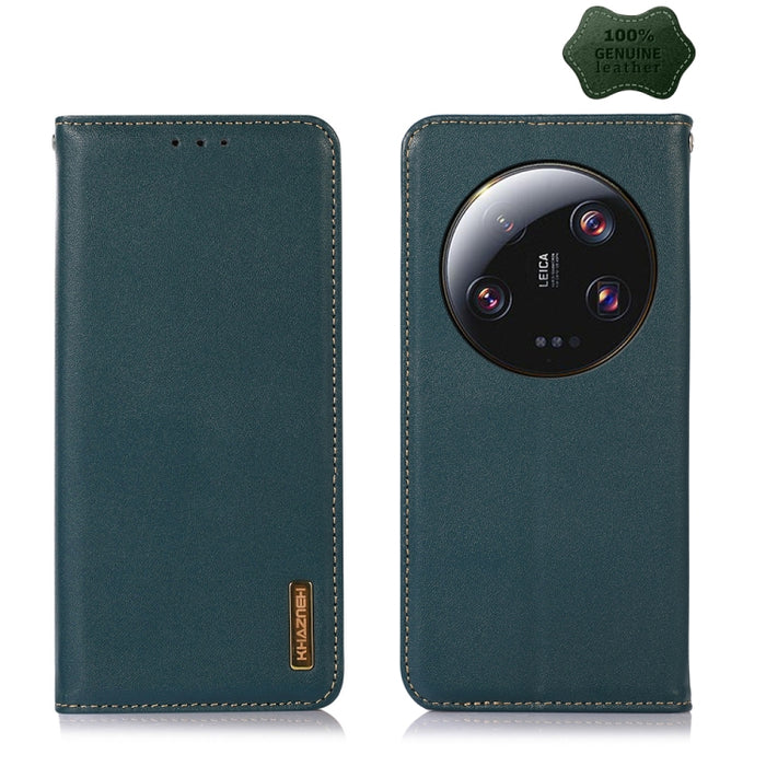 KHAZNEH Estuche para teléfono de cuero de vaca con capa superior de napa, For Samsung Galaxy F14 5G, For Xiaomi 13 Ultra