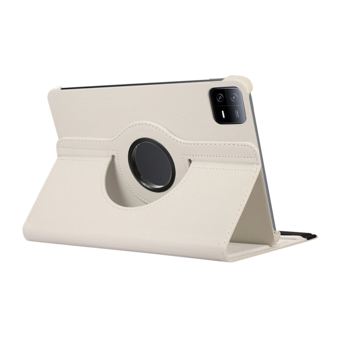 Estuche para tableta de cuero con textura Litchi con rotación de 360 grados, For Xiaomi Pad 6 / Pad 6 Pro