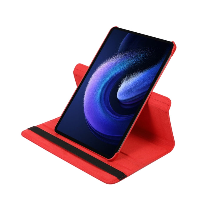 Estuche para tableta de cuero con textura Litchi con rotación de 360 grados, For Xiaomi Pad 6 / Pad 6 Pro