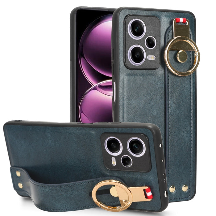 Funda trasera de cuero con muñequera, For Xiaomi Poco M6 Pro 4G, For Xiaomi Redmi Note 13 Pro 4G, For Xiaomi Redmi A3, For Xiaomi Poco X6 Pro/Redmi K70E, For Xiaomi 14 Ultra, For Xiaomi Redmi 13C 4G/Poco C65, For Xiaomi 14 Pro, For Xiaomi 14           ...