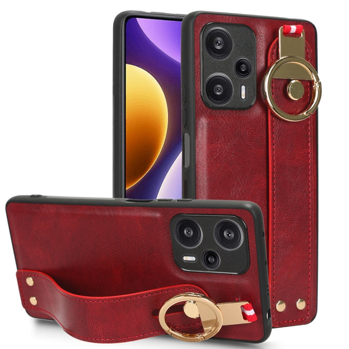 Funda trasera de cuero con muñequera, For Xiaomi Poco M6 Pro 4G, For Xiaomi Redmi Note 13 Pro 4G, For Xiaomi Redmi A3, For Xiaomi Poco X6 Pro/Redmi K70E, For Xiaomi 14 Ultra, For Xiaomi Redmi 13C 4G/Poco C65, For Xiaomi 14 Pro, For Xiaomi 14           ...