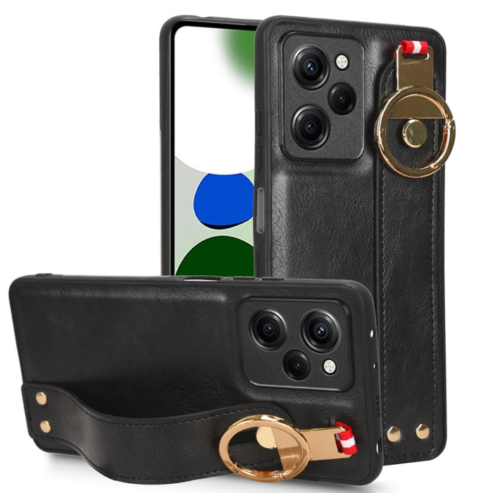 Funda trasera de cuero con muñequera, For Xiaomi Poco M6 Pro 4G, For Xiaomi Redmi Note 13 Pro 4G, For Xiaomi Redmi A3, For Xiaomi Poco X6 Pro/Redmi K70E, For Xiaomi 14 Ultra, For Xiaomi Redmi 13C 4G/Poco C65, For Xiaomi 14 Pro, For Xiaomi 14           ...