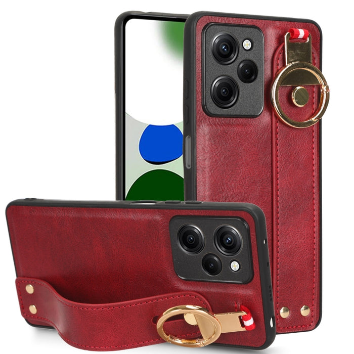 Funda trasera de cuero con muñequera, For Xiaomi Poco M6 Pro 4G, For Xiaomi Redmi Note 13 Pro 4G, For Xiaomi Redmi A3, For Xiaomi Poco X6 Pro/Redmi K70E, For Xiaomi 14 Ultra, For Xiaomi Redmi 13C 4G/Poco C65, For Xiaomi 14 Pro, For Xiaomi 14           ...