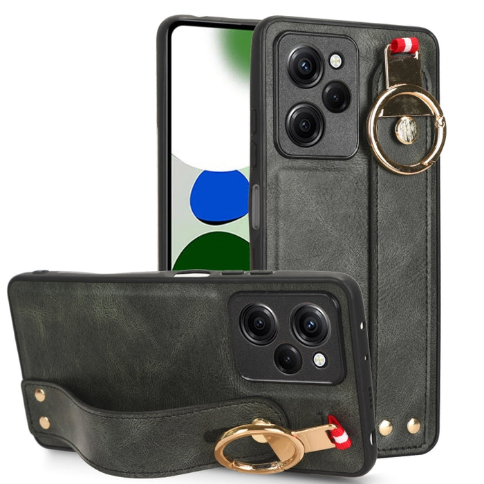 Funda trasera de cuero con muñequera, For Xiaomi Poco M6 Pro 4G, For Xiaomi Redmi Note 13 Pro 4G, For Xiaomi Redmi A3, For Xiaomi Poco X6 Pro/Redmi K70E, For Xiaomi 14 Ultra, For Xiaomi Redmi 13C 4G/Poco C65, For Xiaomi 14 Pro, For Xiaomi 14           ...