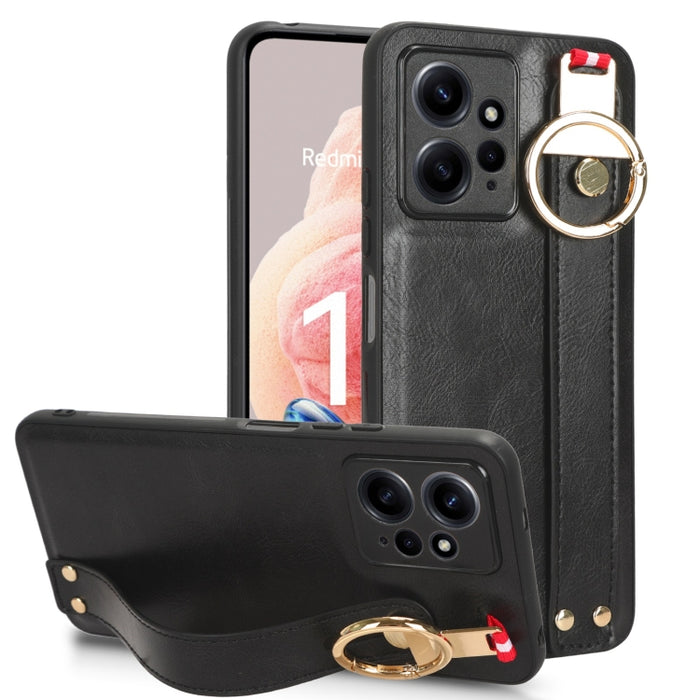 Funda trasera de cuero con muñequera, For Xiaomi Poco M6 Pro 4G, For Xiaomi Redmi Note 13 Pro 4G, For Xiaomi Redmi A3, For Xiaomi Poco X6 Pro/Redmi K70E, For Xiaomi 14 Ultra, For Xiaomi Redmi 13C 4G/Poco C65, For Xiaomi 14 Pro, For Xiaomi 14           ...