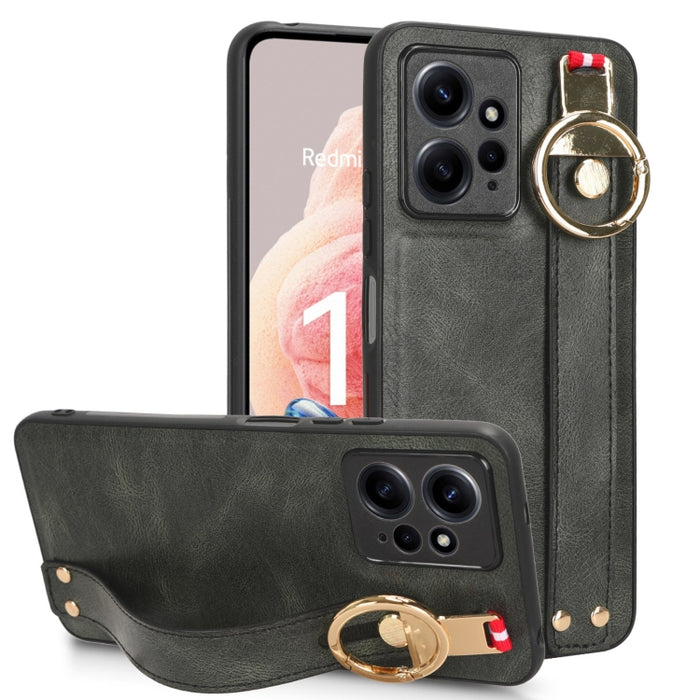 Funda trasera de cuero con muñequera, For Xiaomi Poco M6 Pro 4G, For Xiaomi Redmi Note 13 Pro 4G, For Xiaomi Redmi A3, For Xiaomi Poco X6 Pro/Redmi K70E, For Xiaomi 14 Ultra, For Xiaomi Redmi 13C 4G/Poco C65, For Xiaomi 14 Pro, For Xiaomi 14           ...
