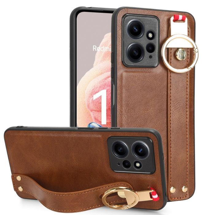 Funda trasera de cuero con muñequera, For Xiaomi Poco M6 Pro 4G, For Xiaomi Redmi Note 13 Pro 4G, For Xiaomi Redmi A3, For Xiaomi Poco X6 Pro/Redmi K70E, For Xiaomi 14 Ultra, For Xiaomi Redmi 13C 4G/Poco C65, For Xiaomi 14 Pro, For Xiaomi 14           ...