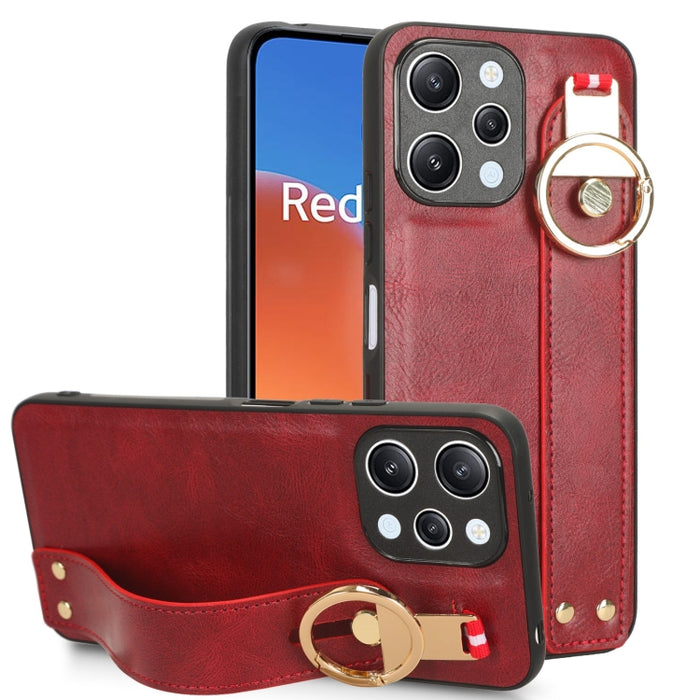 Funda trasera de cuero con muñequera, For Xiaomi Poco M6 Pro 4G, For Xiaomi Redmi Note 13 Pro 4G, For Xiaomi Redmi A3, For Xiaomi Poco X6 Pro/Redmi K70E, For Xiaomi 14 Ultra, For Xiaomi Redmi 13C 4G/Poco C65, For Xiaomi 14 Pro, For Xiaomi 14           ...