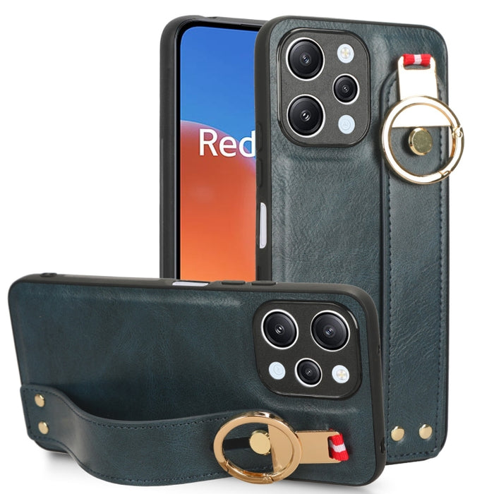 Funda trasera de cuero con muñequera, For Xiaomi Poco M6 Pro 4G, For Xiaomi Redmi Note 13 Pro 4G, For Xiaomi Redmi A3, For Xiaomi Poco X6 Pro/Redmi K70E, For Xiaomi 14 Ultra, For Xiaomi Redmi 13C 4G/Poco C65, For Xiaomi 14 Pro, For Xiaomi 14           ...