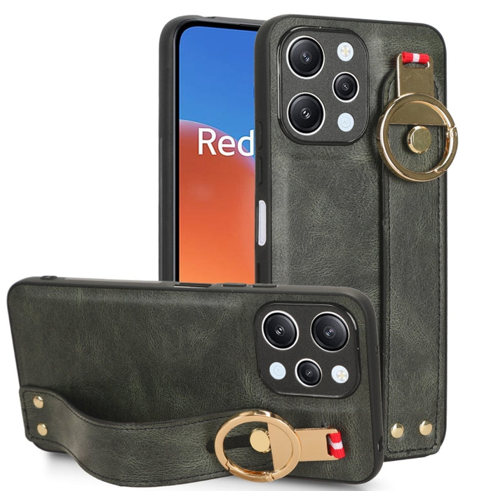 Funda trasera de cuero con muñequera, For Xiaomi Poco M6 Pro 4G, For Xiaomi Redmi Note 13 Pro 4G, For Xiaomi Redmi A3, For Xiaomi Poco X6 Pro/Redmi K70E, For Xiaomi 14 Ultra, For Xiaomi Redmi 13C 4G/Poco C65, For Xiaomi 14 Pro, For Xiaomi 14           ...