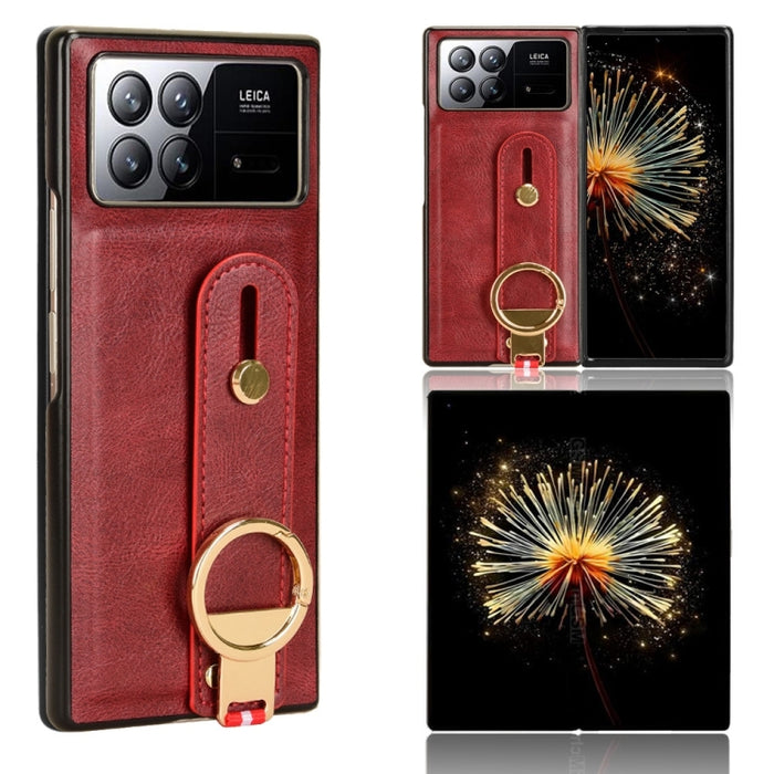 Funda trasera de cuero con muñequera, For Xiaomi Poco M6 Pro 4G, For Xiaomi Redmi Note 13 Pro 4G, For Xiaomi Redmi A3, For Xiaomi Poco X6 Pro/Redmi K70E, For Xiaomi 14 Ultra, For Xiaomi Redmi 13C 4G/Poco C65, For Xiaomi 14 Pro, For Xiaomi 14           ...
