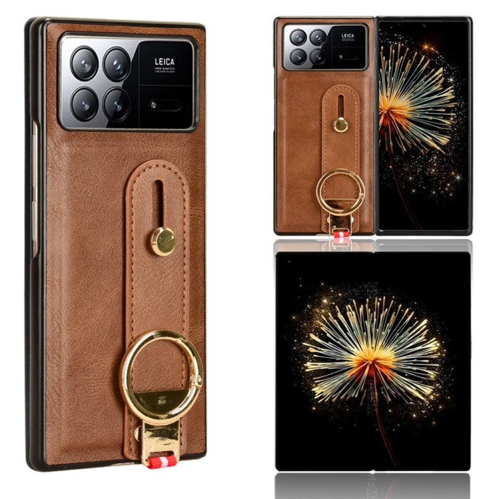 Funda trasera de cuero con muñequera, For Xiaomi Poco M6 Pro 4G, For Xiaomi Redmi Note 13 Pro 4G, For Xiaomi Redmi A3, For Xiaomi Poco X6 Pro/Redmi K70E, For Xiaomi 14 Ultra, For Xiaomi Redmi 13C 4G/Poco C65, For Xiaomi 14 Pro, For Xiaomi 14           ...