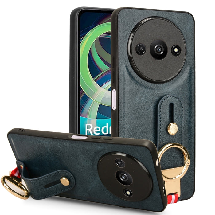 Funda trasera de cuero con muñequera, For Xiaomi Poco M6 Pro 4G, For Xiaomi Redmi Note 13 Pro 4G, For Xiaomi Redmi A3, For Xiaomi Poco X6 Pro/Redmi K70E, For Xiaomi 14 Ultra, For Xiaomi Redmi 13C 4G/Poco C65, For Xiaomi 14 Pro, For Xiaomi 14           ...
