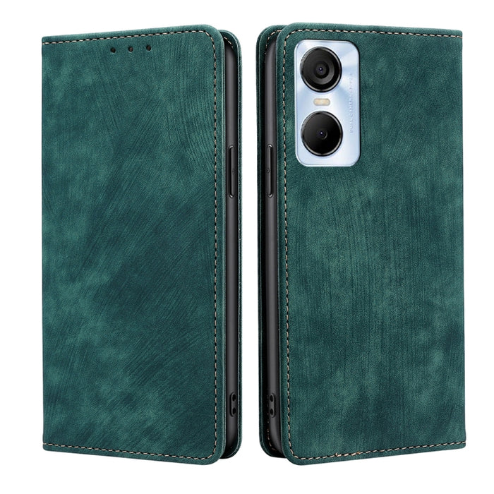 Estuche para teléfono de cuero magnético con cepillo antirrobo RFID, For Tecno Camon 19 / 19 Pro, For Infinix Hot 20i, For Tecno Pop 6 Pro, For Infinix Hot 20S, For Infinix Note 10 Pro, For Tecno Pova 4, For Infinix Note 11, For Tecno Pova 4 Pro       ...