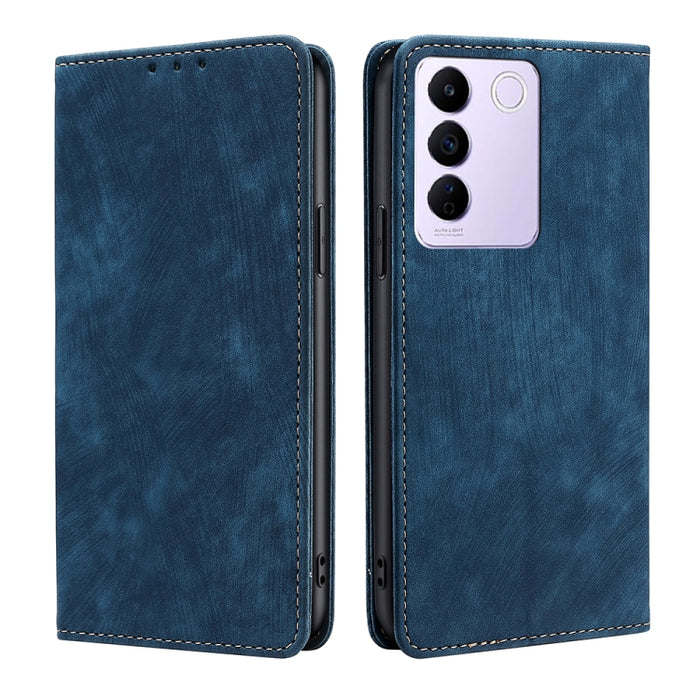 Estuche para teléfono de cuero magnético con cepillo antirrobo RFID, For Tecno Camon 19 / 19 Pro, For Infinix Hot 20i, For Tecno Pop 6 Pro, For Infinix Hot 20S, For Infinix Note 10 Pro, For Tecno Pova 4, For Infinix Note 11, For Tecno Pova 4 Pro       ...