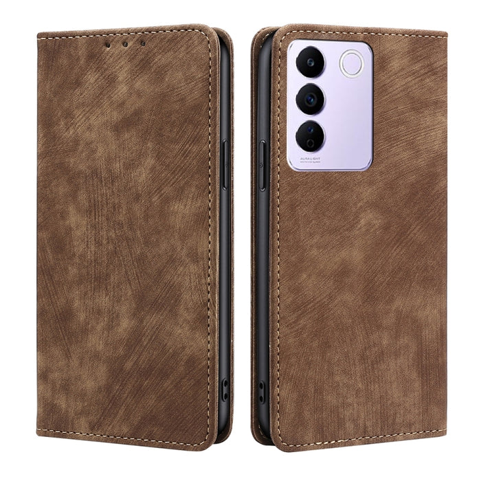 Estuche para teléfono de cuero magnético con cepillo antirrobo RFID, For Tecno Camon 19 / 19 Pro, For Infinix Hot 20i, For Tecno Pop 6 Pro, For Infinix Hot 20S, For Infinix Note 10 Pro, For Tecno Pova 4, For Infinix Note 11, For Tecno Pova 4 Pro       ...
