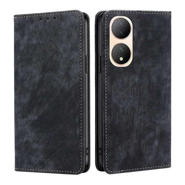 Estuche para teléfono de cuero magnético con cepillo antirrobo RFID, For Tecno Camon 19 / 19 Pro, For Infinix Hot 20i, For Tecno Pop 6 Pro, For Infinix Hot 20S, For Infinix Note 10 Pro, For Tecno Pova 4, For Infinix Note 11, For Tecno Pova 4 Pro       ...