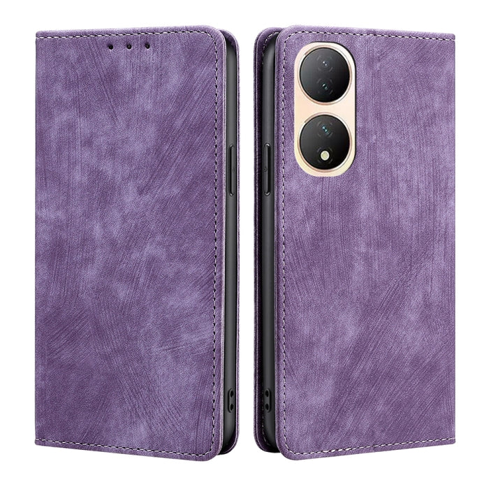Estuche para teléfono de cuero magnético con cepillo antirrobo RFID, For Tecno Camon 19 / 19 Pro, For Infinix Hot 20i, For Tecno Pop 6 Pro, For Infinix Hot 20S, For Infinix Note 10 Pro, For Tecno Pova 4, For Infinix Note 11, For Tecno Pova 4 Pro       ...