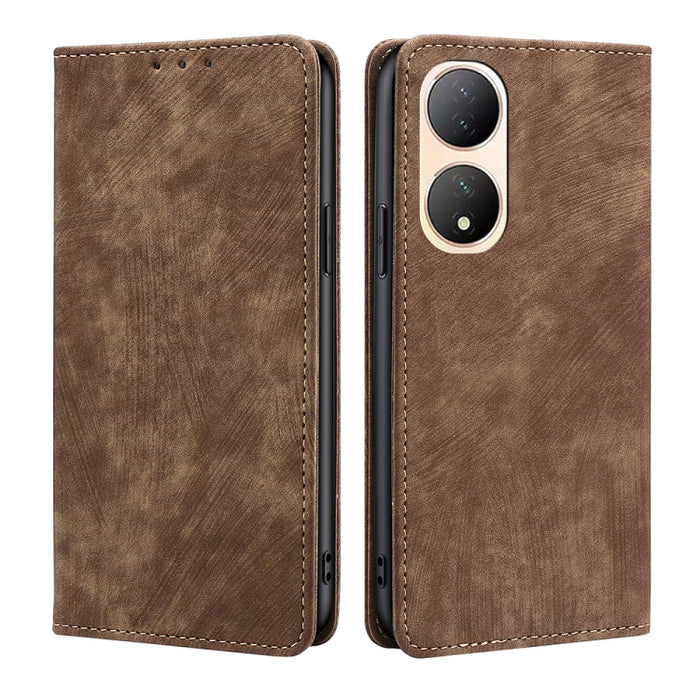 Estuche para teléfono de cuero magnético con cepillo antirrobo RFID, For Tecno Camon 19 / 19 Pro, For Infinix Hot 20i, For Tecno Pop 6 Pro, For Infinix Hot 20S, For Infinix Note 10 Pro, For Tecno Pova 4, For Infinix Note 11, For Tecno Pova 4 Pro       ...