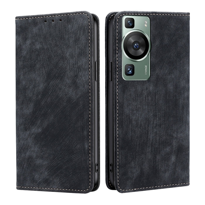 Estuche para teléfono de cuero magnético con cepillo antirrobo RFID, For Tecno Camon 19 / 19 Pro, For Infinix Hot 20i, For Tecno Pop 6 Pro, For Infinix Hot 20S, For Infinix Note 10 Pro, For Tecno Pova 4, For Infinix Note 11, For Tecno Pova 4 Pro       ...