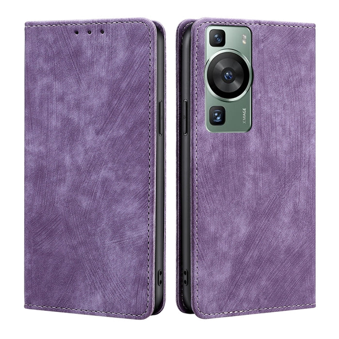 Estuche para teléfono de cuero magnético con cepillo antirrobo RFID, For Tecno Camon 19 / 19 Pro, For Infinix Hot 20i, For Tecno Pop 6 Pro, For Infinix Hot 20S, For Infinix Note 10 Pro, For Tecno Pova 4, For Infinix Note 11, For Tecno Pova 4 Pro       ...