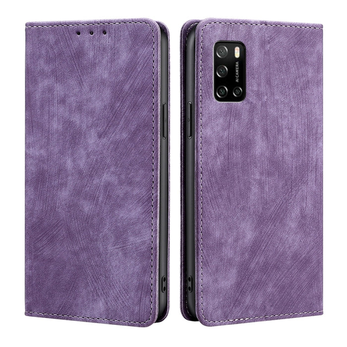 Estuche para teléfono de cuero magnético con cepillo antirrobo RFID, For Tecno Camon 19 / 19 Pro, For Infinix Hot 20i, For Tecno Pop 6 Pro, For Infinix Hot 20S, For Infinix Note 10 Pro, For Tecno Pova 4, For Infinix Note 11, For Tecno Pova 4 Pro       ...