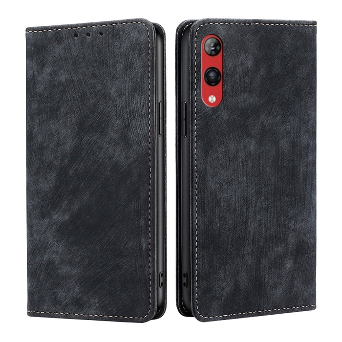 Estuche para teléfono de cuero magnético con cepillo antirrobo RFID, For Tecno Camon 19 / 19 Pro, For Infinix Hot 20i, For Tecno Pop 6 Pro, For Infinix Hot 20S, For Infinix Note 10 Pro, For Tecno Pova 4, For Infinix Note 11, For Tecno Pova 4 Pro       ...