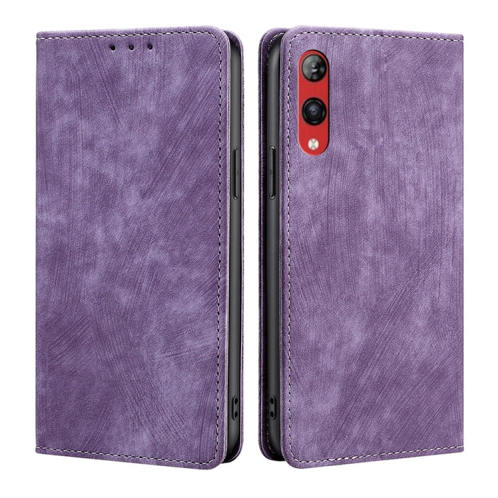 Estuche para teléfono de cuero magnético con cepillo antirrobo RFID, For Tecno Camon 19 / 19 Pro, For Infinix Hot 20i, For Tecno Pop 6 Pro, For Infinix Hot 20S, For Infinix Note 10 Pro, For Tecno Pova 4, For Infinix Note 11, For Tecno Pova 4 Pro       ...