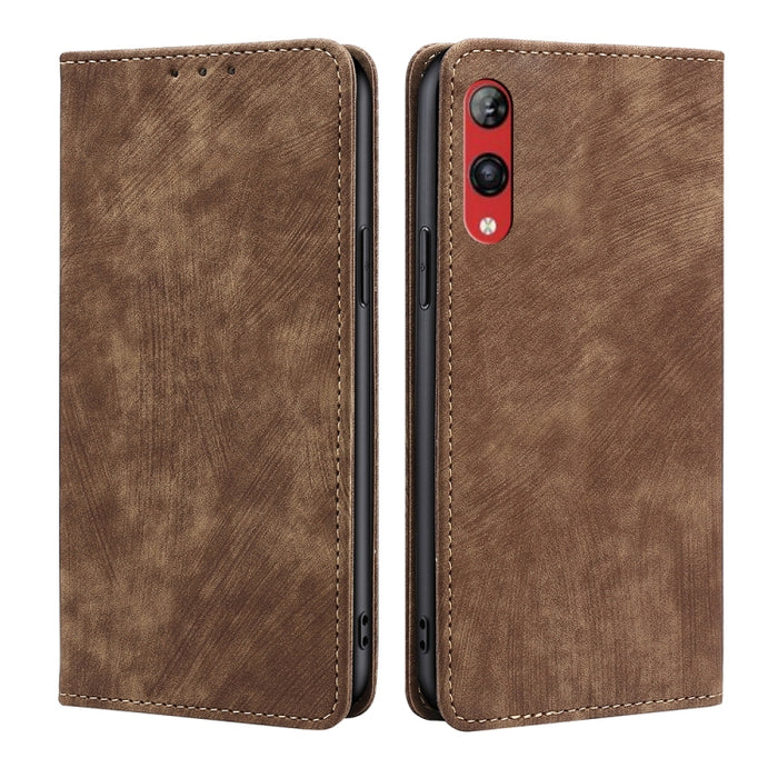 Estuche para teléfono de cuero magnético con cepillo antirrobo RFID, For Tecno Camon 19 / 19 Pro, For Infinix Hot 20i, For Tecno Pop 6 Pro, For Infinix Hot 20S, For Infinix Note 10 Pro, For Tecno Pova 4, For Infinix Note 11, For Tecno Pova 4 Pro       ...