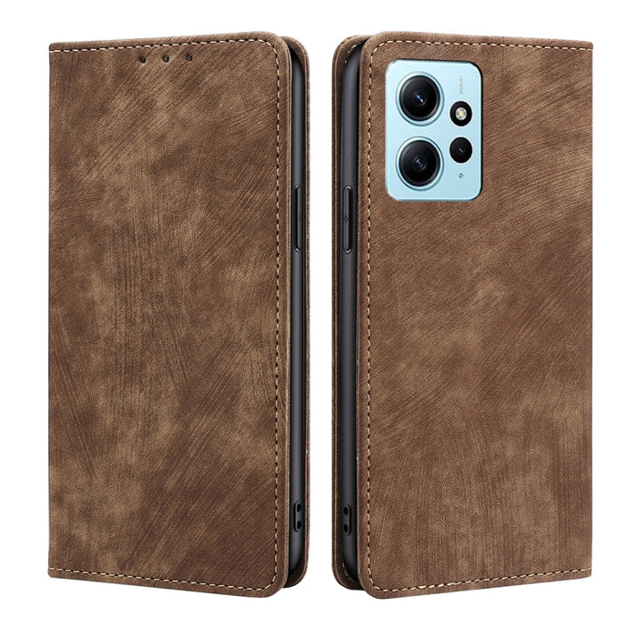 Estuche para teléfono de cuero magnético con cepillo antirrobo RFID, For Tecno Camon 19 / 19 Pro, For Infinix Hot 20i, For Tecno Pop 6 Pro, For Infinix Hot 20S, For Infinix Note 10 Pro, For Tecno Pova 4, For Infinix Note 11, For Tecno Pova 4 Pro       ...