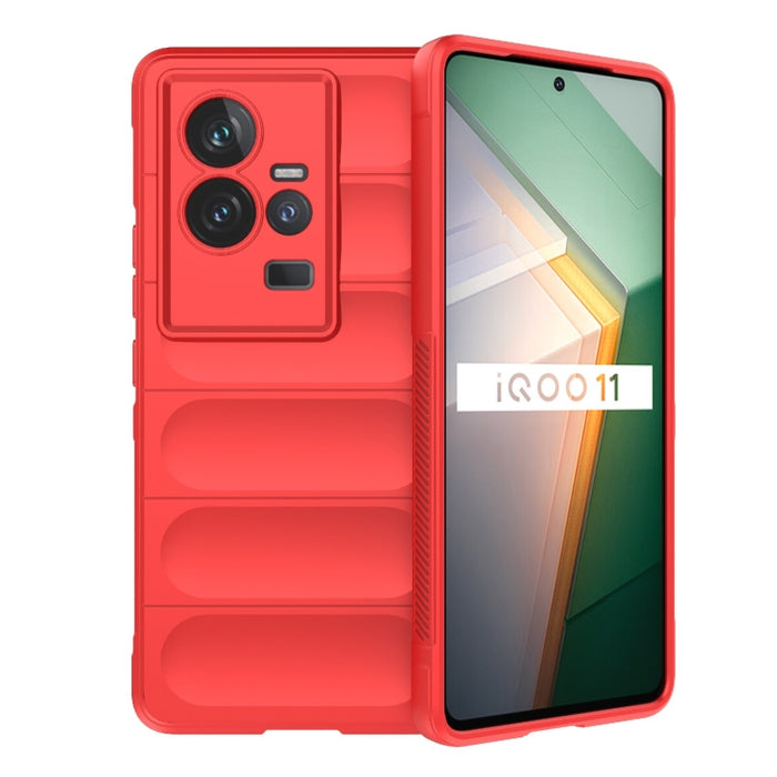 Magic Shield TPU + Estuche para teléfono de franela, For vivo iQOO 11 5G, For vivo iQOO 11 Pro 5G, For Realme GT Neo 5 5G, For vivo S16e 5G, For vivo S16 Pro 5G, For Xiaomi Redmi 12C, For Xiaomi Redmi K60E 5G, For OnePlus 11 5G