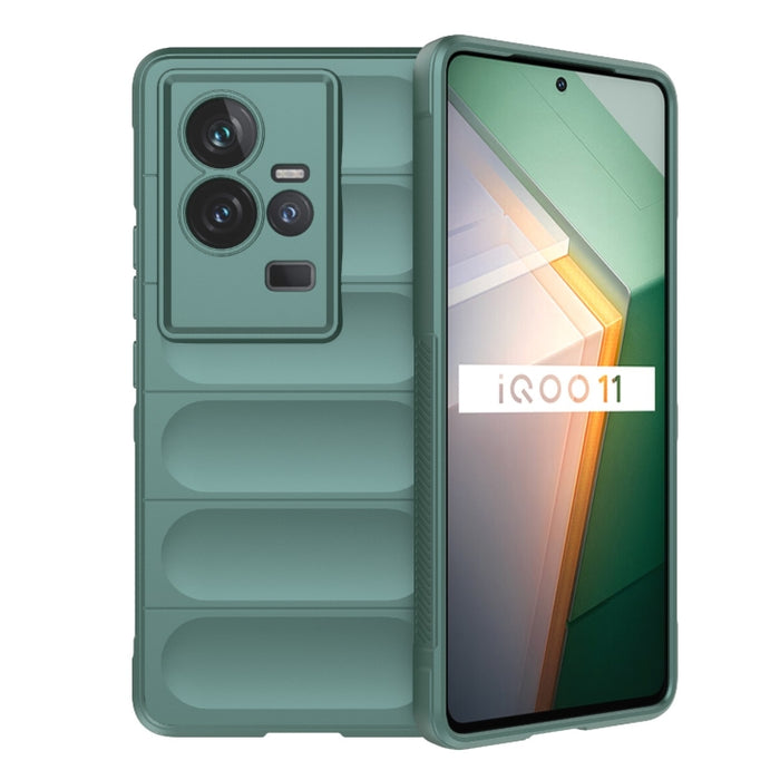 Magic Shield TPU + Estuche para teléfono de franela, For vivo iQOO 11 5G, For vivo iQOO 11 Pro 5G, For Realme GT Neo 5 5G, For vivo S16e 5G, For vivo S16 Pro 5G, For Xiaomi Redmi 12C, For Xiaomi Redmi K60E 5G, For OnePlus 11 5G