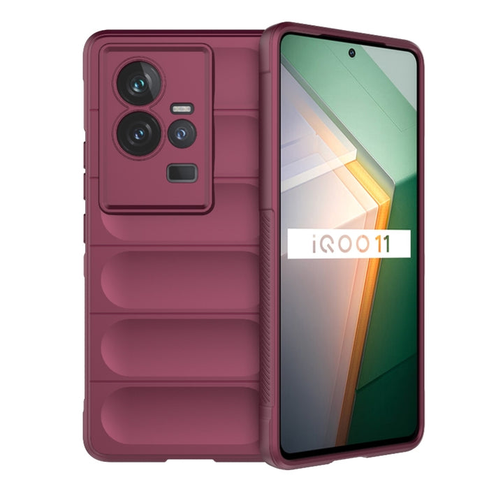 Magic Shield TPU + Estuche para teléfono de franela, For vivo iQOO 11 5G, For vivo iQOO 11 Pro 5G, For Realme GT Neo 5 5G, For vivo S16e 5G, For vivo S16 Pro 5G, For Xiaomi Redmi 12C, For Xiaomi Redmi K60E 5G, For OnePlus 11 5G