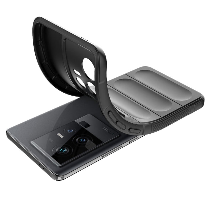 Magic Shield TPU + Estuche para teléfono de franela, For vivo iQOO 11 5G, For vivo iQOO 11 Pro 5G, For Realme GT Neo 5 5G, For vivo S16e 5G, For vivo S16 Pro 5G, For Xiaomi Redmi 12C, For Xiaomi Redmi K60E 5G, For OnePlus 11 5G