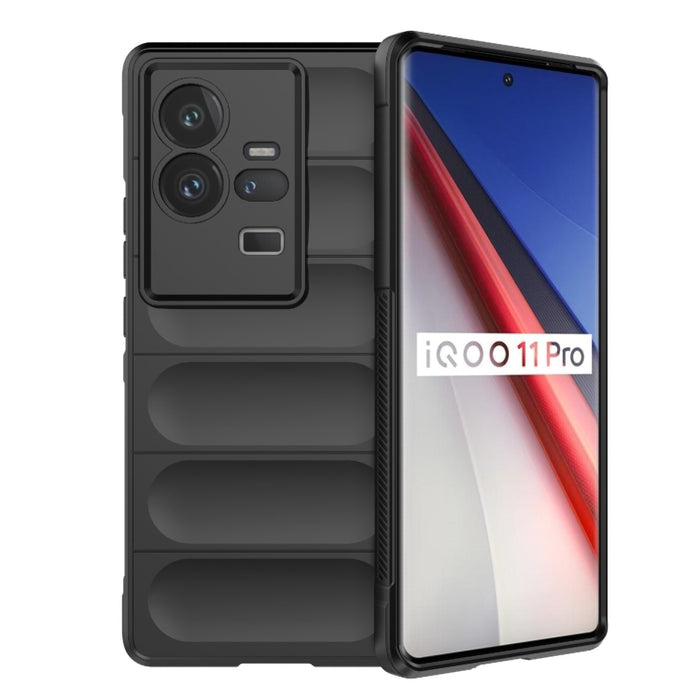 Magic Shield TPU + Estuche para teléfono de franela, For vivo iQOO 11 5G, For vivo iQOO 11 Pro 5G, For Realme GT Neo 5 5G, For vivo S16e 5G, For vivo S16 Pro 5G, For Xiaomi Redmi 12C, For Xiaomi Redmi K60E 5G, For OnePlus 11 5G