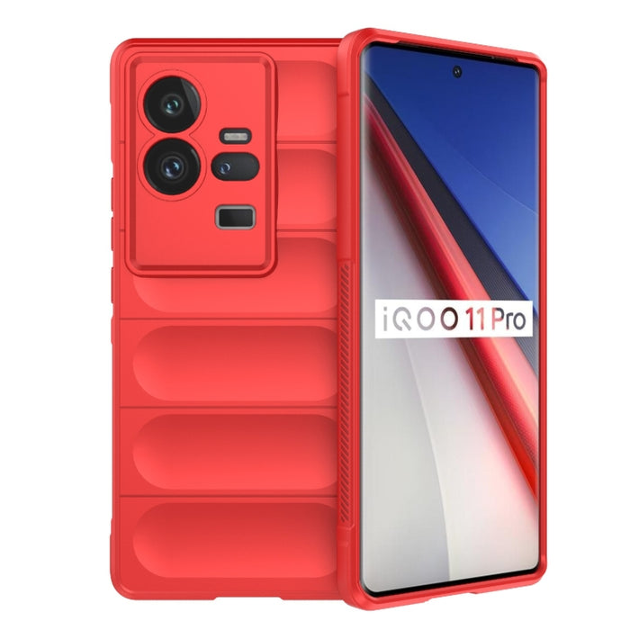 Magic Shield TPU + Estuche para teléfono de franela, For vivo iQOO 11 5G, For vivo iQOO 11 Pro 5G, For Realme GT Neo 5 5G, For vivo S16e 5G, For vivo S16 Pro 5G, For Xiaomi Redmi 12C, For Xiaomi Redmi K60E 5G, For OnePlus 11 5G