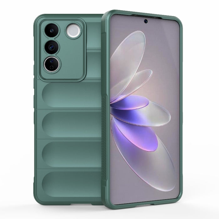Magic Shield TPU + Estuche para teléfono de franela, For vivo iQOO 11 5G, For vivo iQOO 11 Pro 5G, For Realme GT Neo 5 5G, For vivo S16e 5G, For vivo S16 Pro 5G, For Xiaomi Redmi 12C, For Xiaomi Redmi K60E 5G, For OnePlus 11 5G