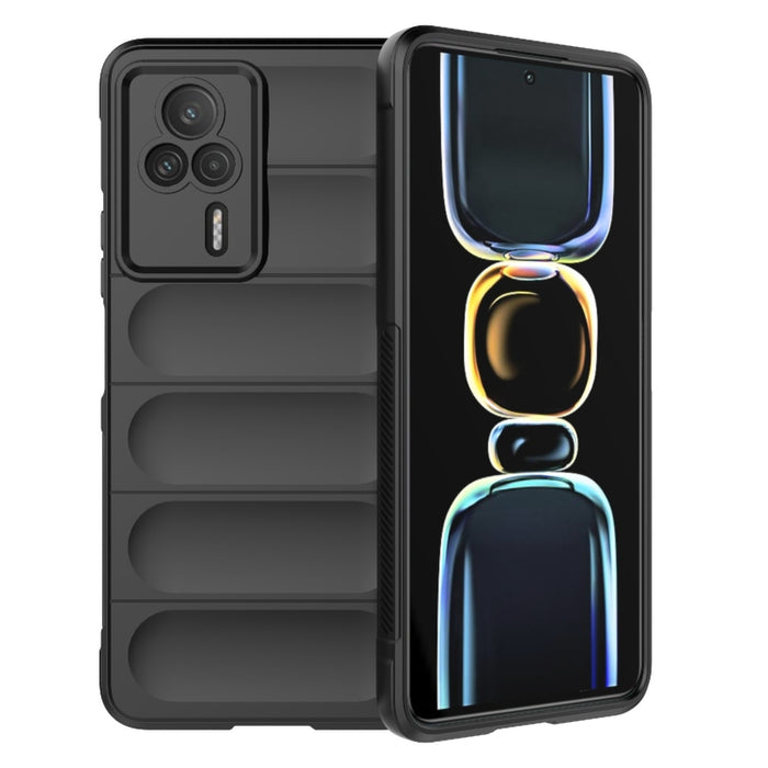 Magic Shield TPU + Estuche para teléfono de franela, For vivo iQOO 11 5G, For vivo iQOO 11 Pro 5G, For Realme GT Neo 5 5G, For vivo S16e 5G, For vivo S16 Pro 5G, For Xiaomi Redmi 12C, For Xiaomi Redmi K60E 5G, For OnePlus 11 5G