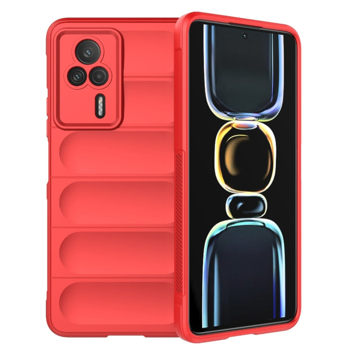 Magic Shield TPU + Estuche para teléfono de franela, For vivo iQOO 11 5G, For vivo iQOO 11 Pro 5G, For Realme GT Neo 5 5G, For vivo S16e 5G, For vivo S16 Pro 5G, For Xiaomi Redmi 12C, For Xiaomi Redmi K60E 5G, For OnePlus 11 5G